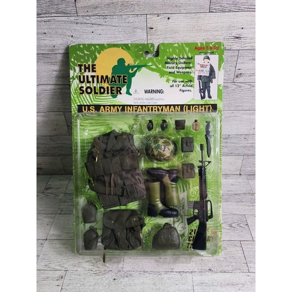NEW 21st Century Toys Ultimate Soldier U.S. Army Infantryman Light 1997 Vintage